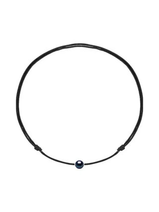 Collier Véritable Perle de Culture d'Eau Douce Ronde 10-11 mm — Argent 925 Millièmes — 50 cm — Homme 1