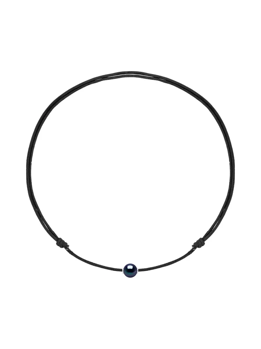 Collier Véritable Perle de Culture d'Eau Douce Ronde 10-11 mm — Argent 925 Millièmes — 50 cm — Homme 1