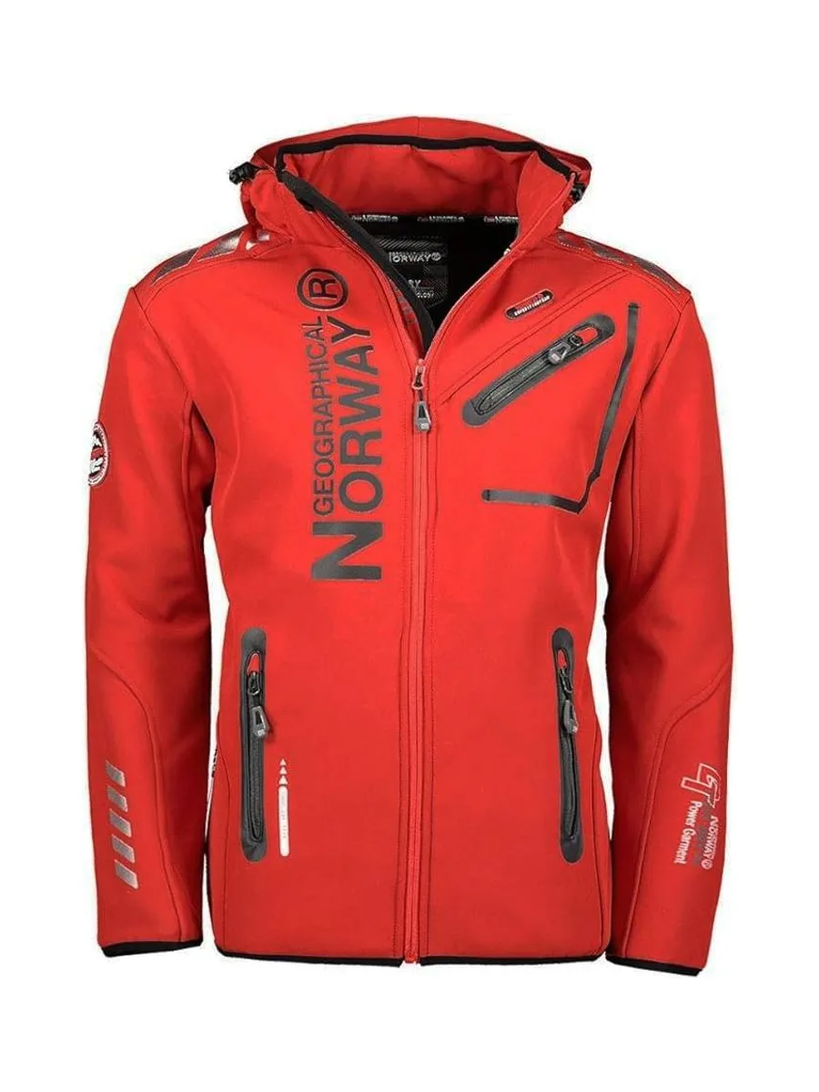 Parka Softshell Rouge Homme Geographical Norway Royaute 2