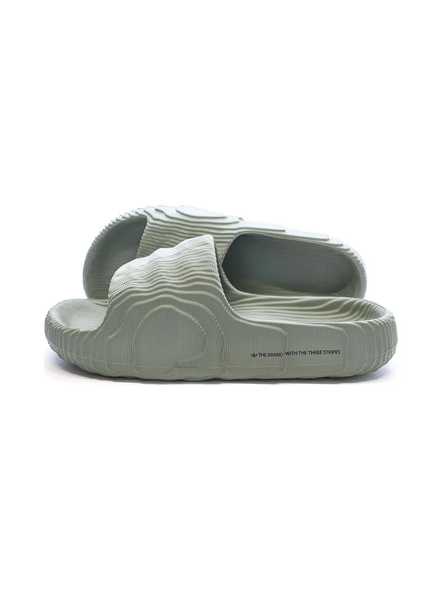 Claquettes Verte Femme Adidas Adilette 22 W 2