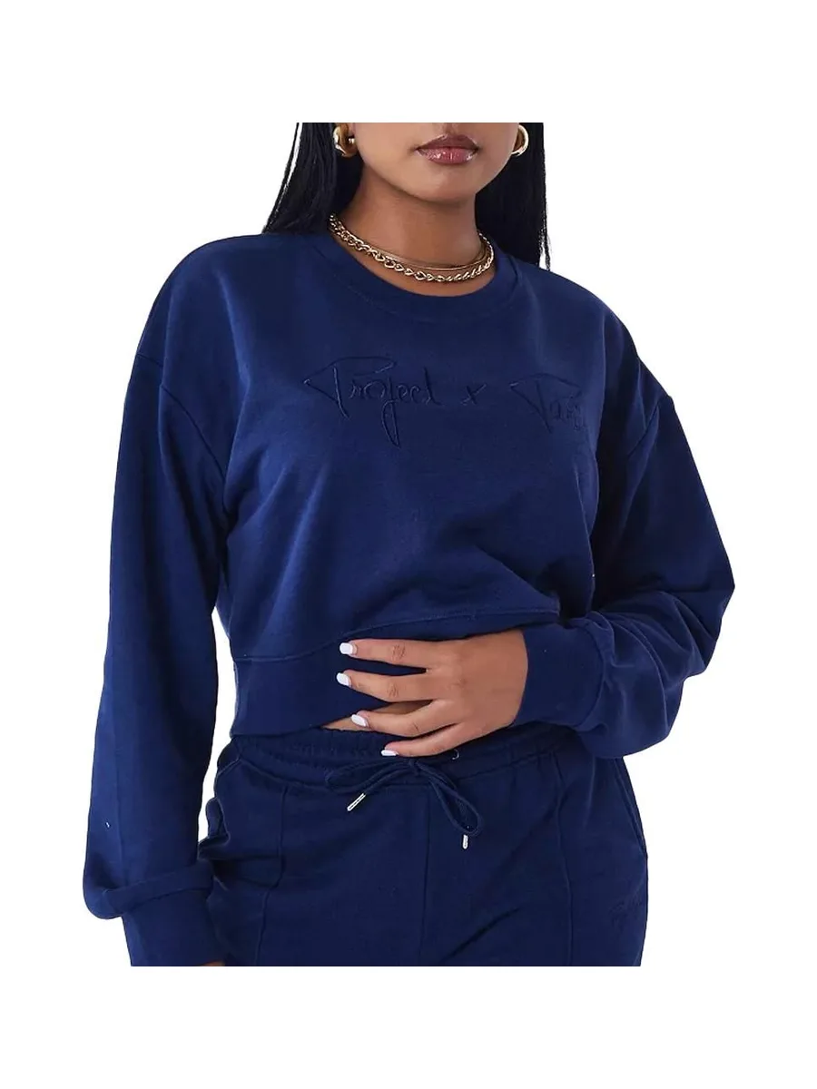 Sweat Bleu Nuit Femme Project X Paris F212103 2