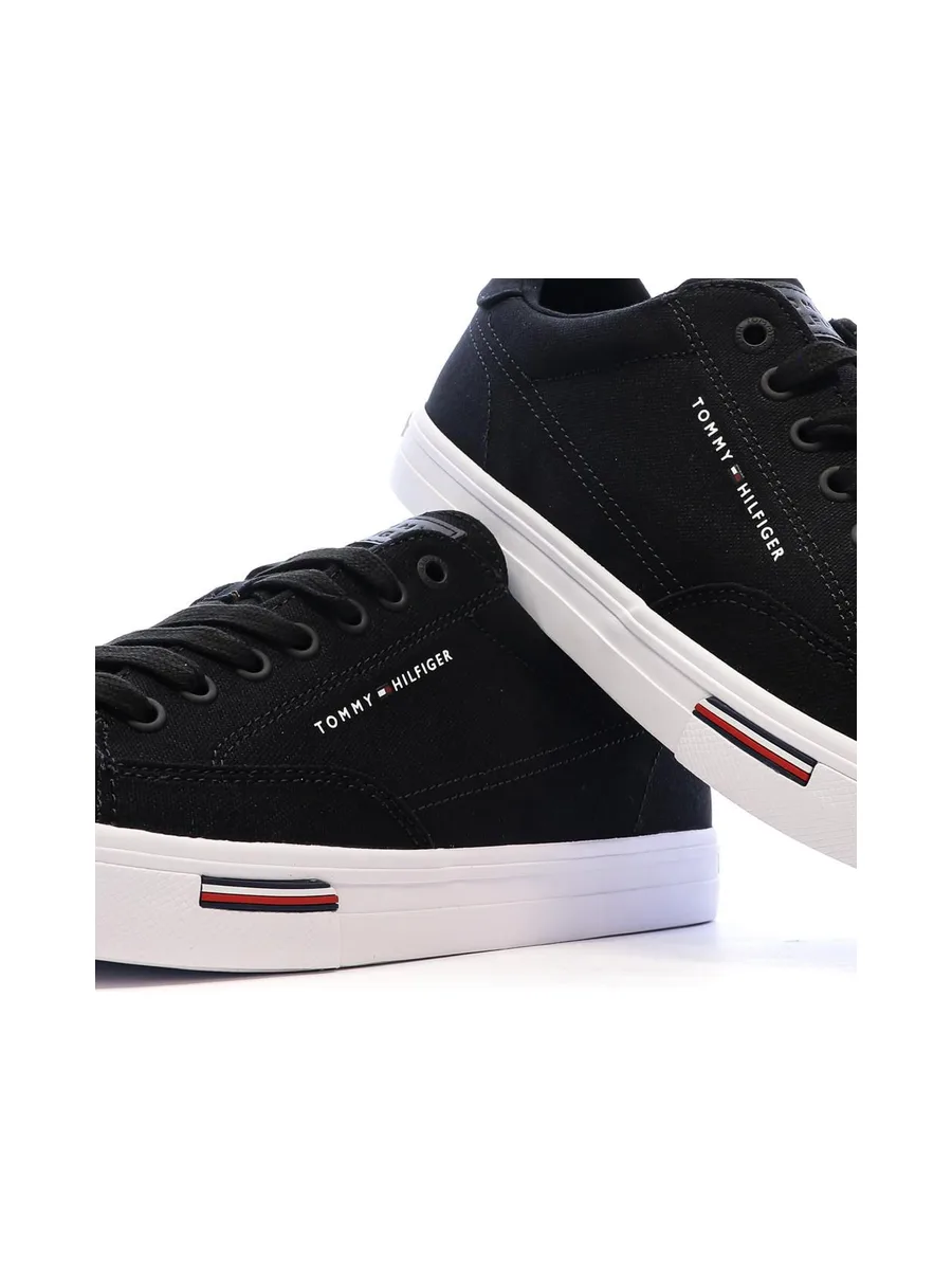 Baskets Noires Homme Tommy Hilfiger Vulc Core Rwb 8