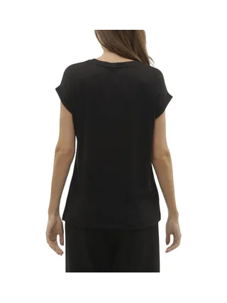 T-Shirt Noir Femme Vero Moda Brianna 10291353 2