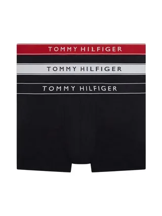 X3 Boxers Noir/Rouge Homme Tommy Hilfiger Trunk 1