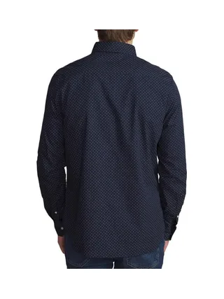 Chemise Marine à pois Homme TBS WALIDCHE 2