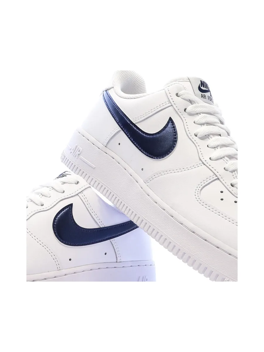 Baskets Blanc/Bleu Homme Nike Air Force 1 '07 Lv8 8