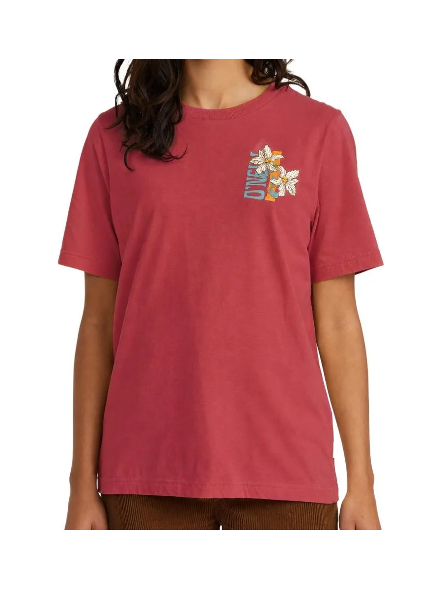 T-Shirt Rouge Femme O'Neill Allora 2