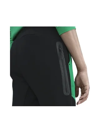 Jogging Noir/Vert Homme Nike M Nk Tch Flc 3