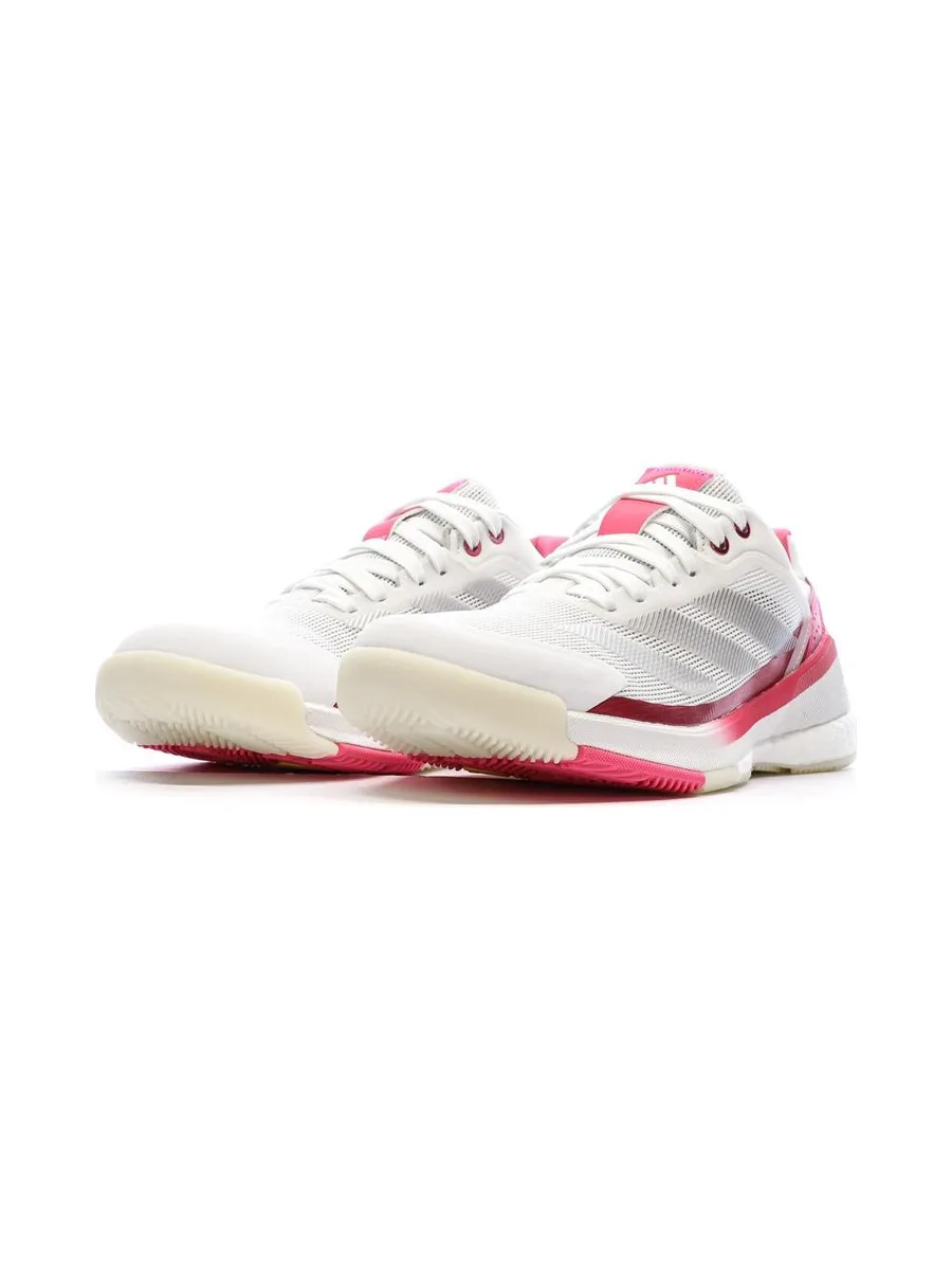 Chaussures de padel Blanc/Rose Femme Adidas Crazyquick Boost Padel 7