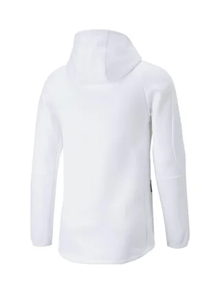 Sweat à Capuche Blanc Homme Puma Evostripe 2