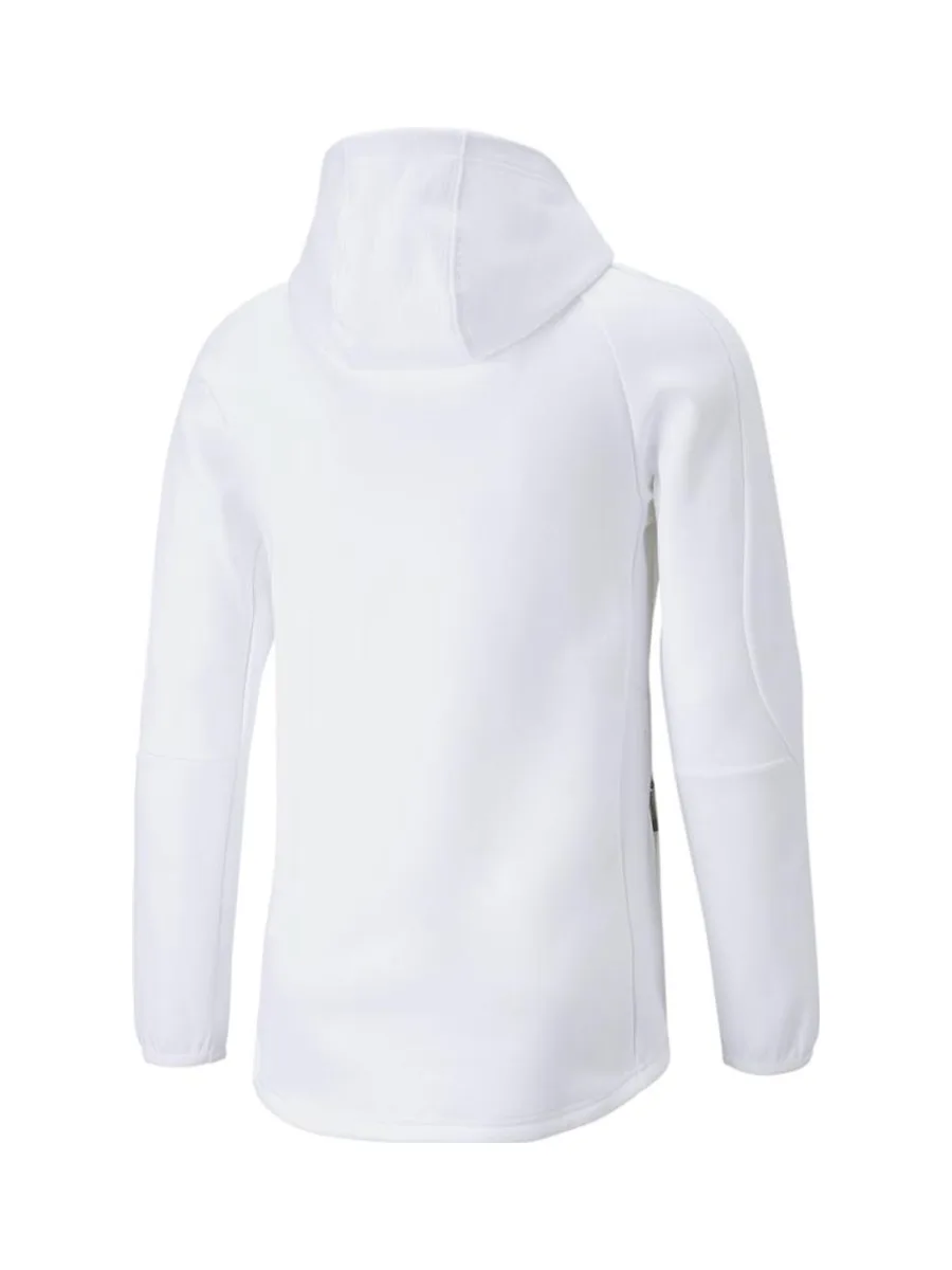 Sweat à Capuche Blanc Homme Puma Evostripe 3