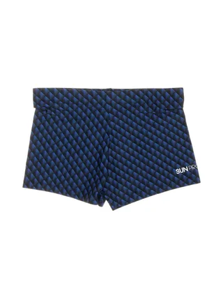 Boxer de bain Imprimée Noir/Bleu Homme Sun project 3080 1