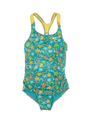 Maillot de bain Vert/Orange Fille Nike Racerback 1