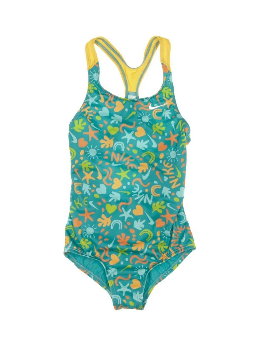 Maillot de bain Vert/Orange Fille Nike Racerback 2