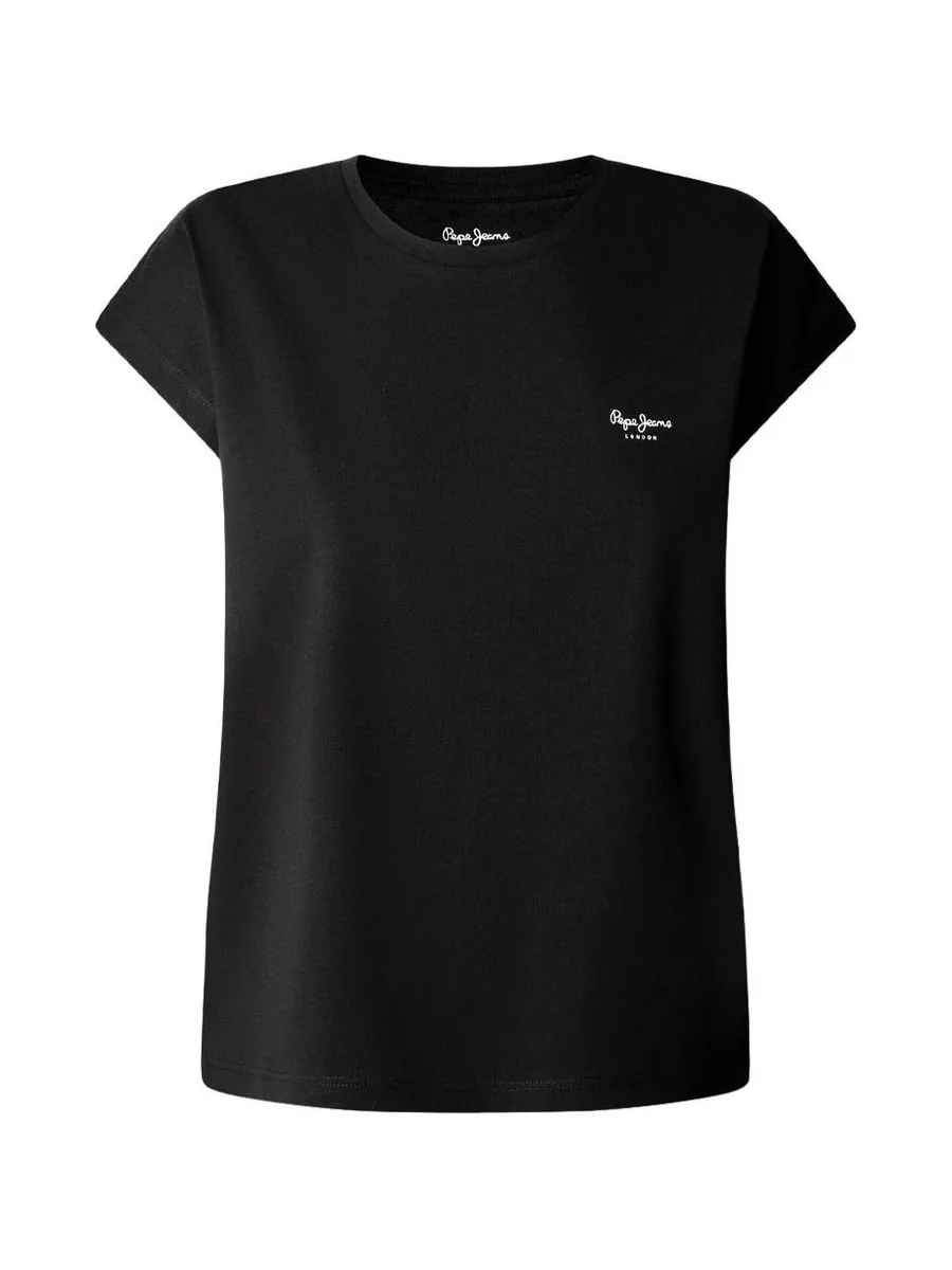 T-Shirt Noir Femme Pepe jeans Blooma 4