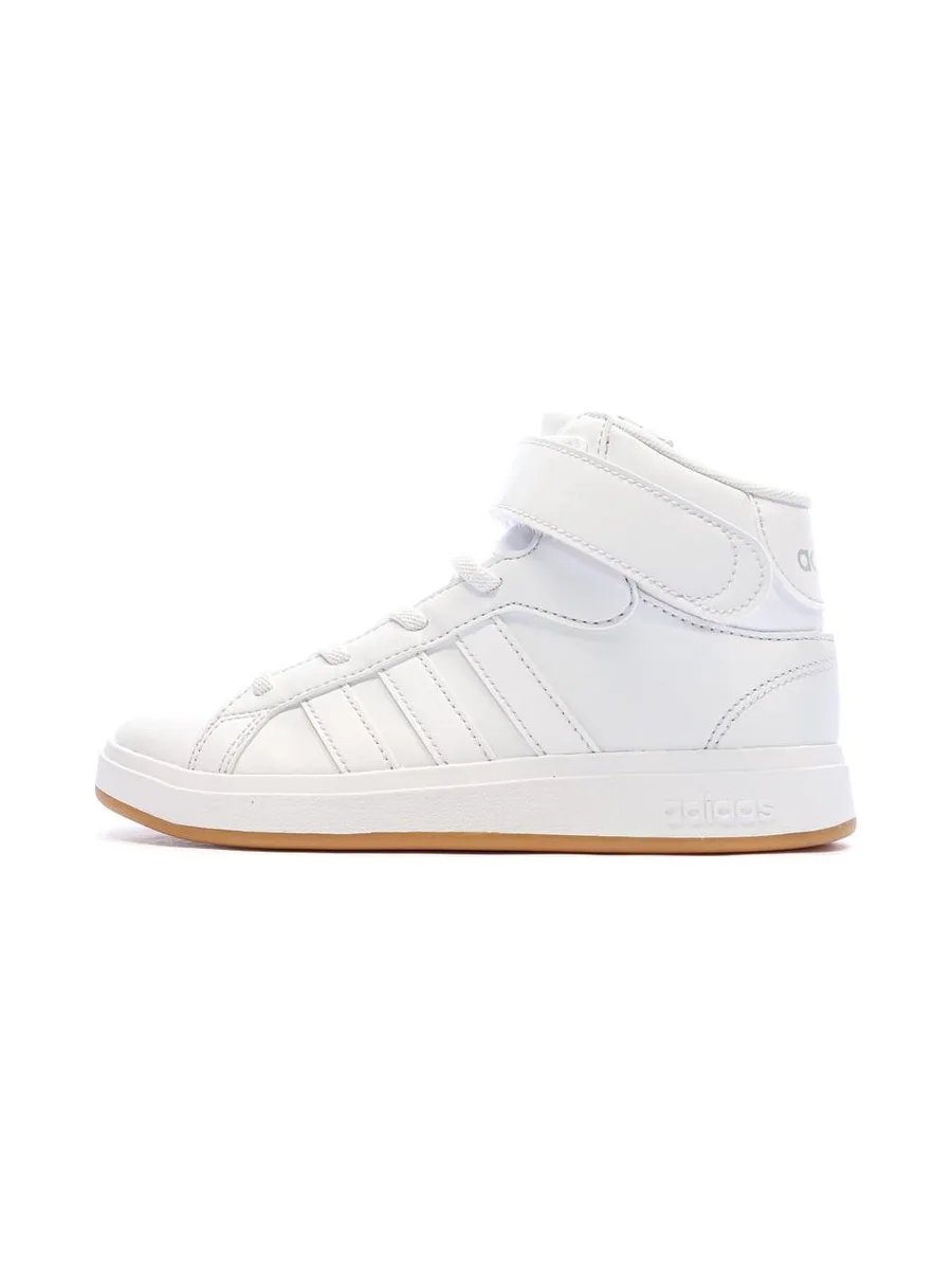 Baskets Blanc Mixte Adidas Grand Court Mid Shoes 2