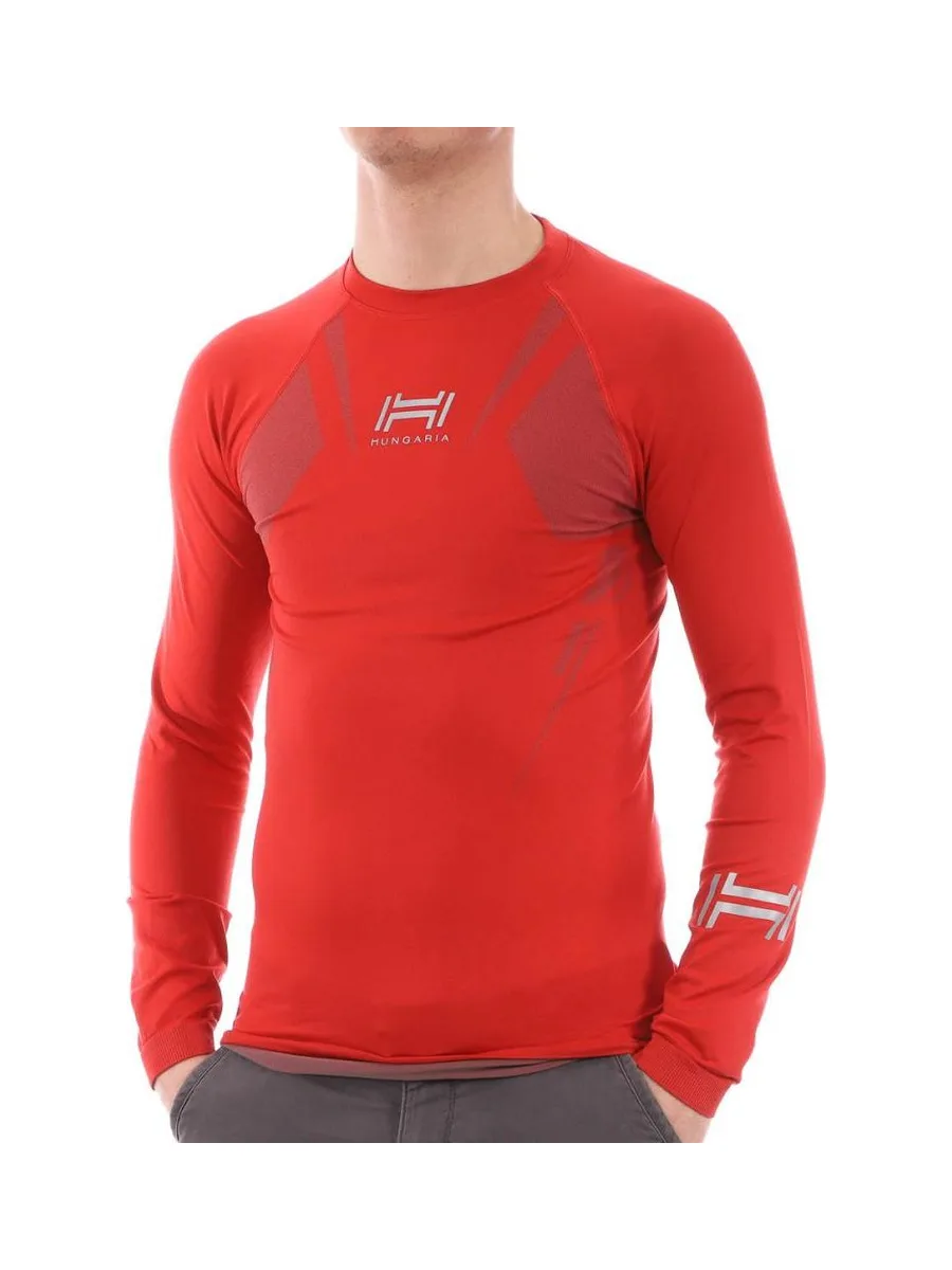 Sous-maillot rouge homme Hungaria Basic Baselayers Shirt/15 2