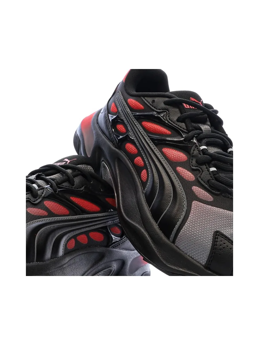 Baskets Noir/Rouge Homme Puma Insphere Fade 8