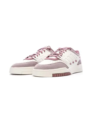 Baskets Blanches/Mauves Femme Adidas Drop Step Low W 6