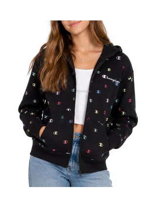 Sweat Zippé Noir Fille Champion Full 1