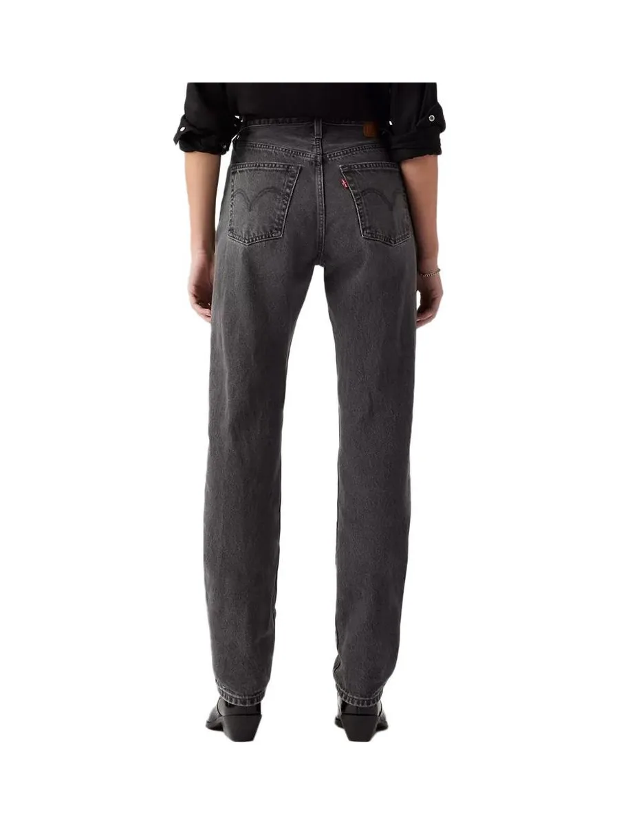 Jean 501 Gris/Noir Femme Levi's Med Indigo 12501 3