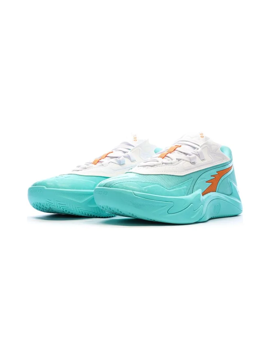 Chaussures de Basketball Turquoise/Blanc Homme Puma Scoot Zeros II Shift 7