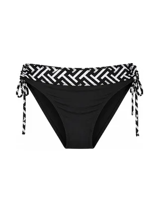 Bas de maillot de bain Noir/Blanc Grain De Sable Rita 1