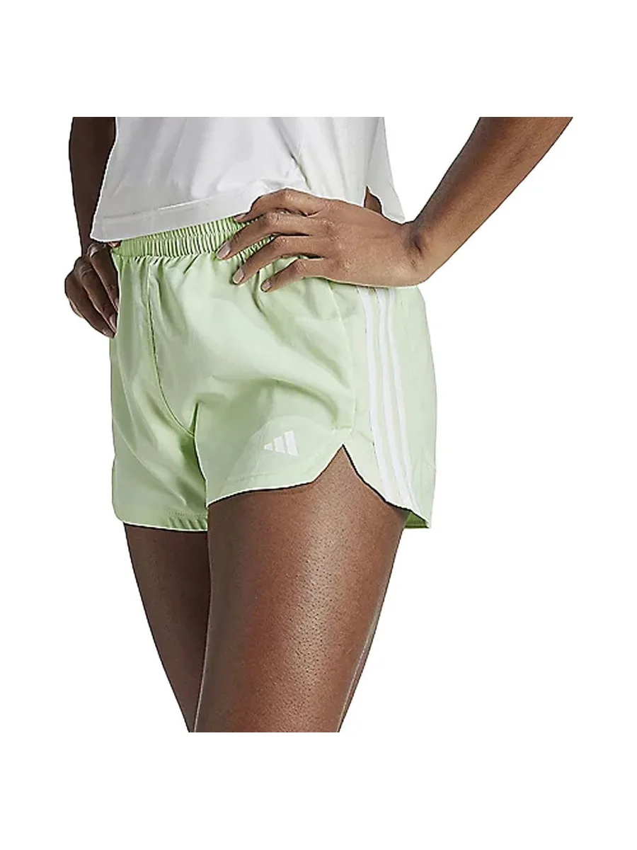Short de Sport Vert Femme Adidas Pacer High 3