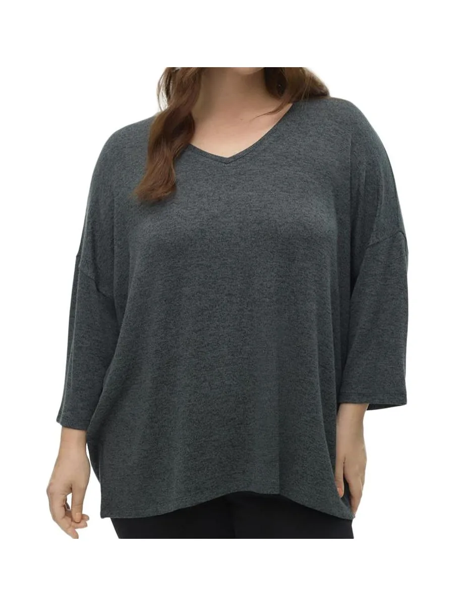 Pull Vert Femme Vero Moda Curve Brianna 3/4 1