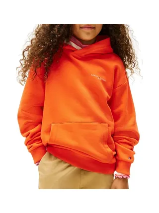 Sweat Orange Fille Tommy Hilfiger KS0KS00660 1