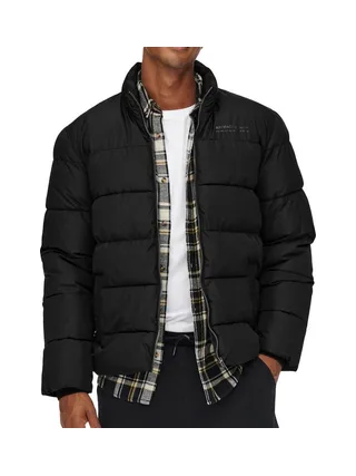 Doudoune Noire Homme Only & Sons Melvin Life 1