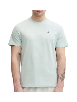 T-Shirt Bleu Homme Calvin Klein Jeans Classic Monogram 1