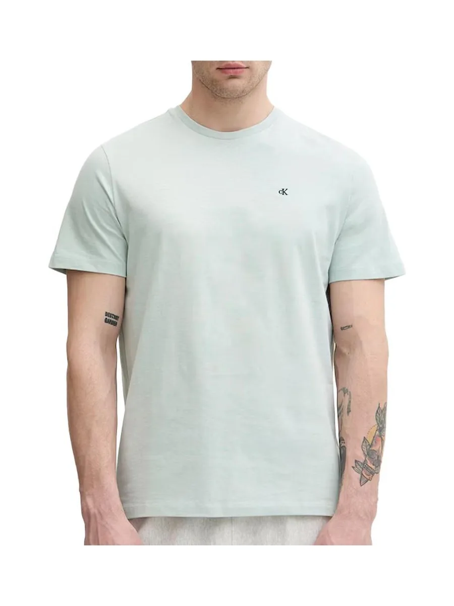 T-Shirt Bleu Homme Calvin Klein Jeans Classic Monogram 2