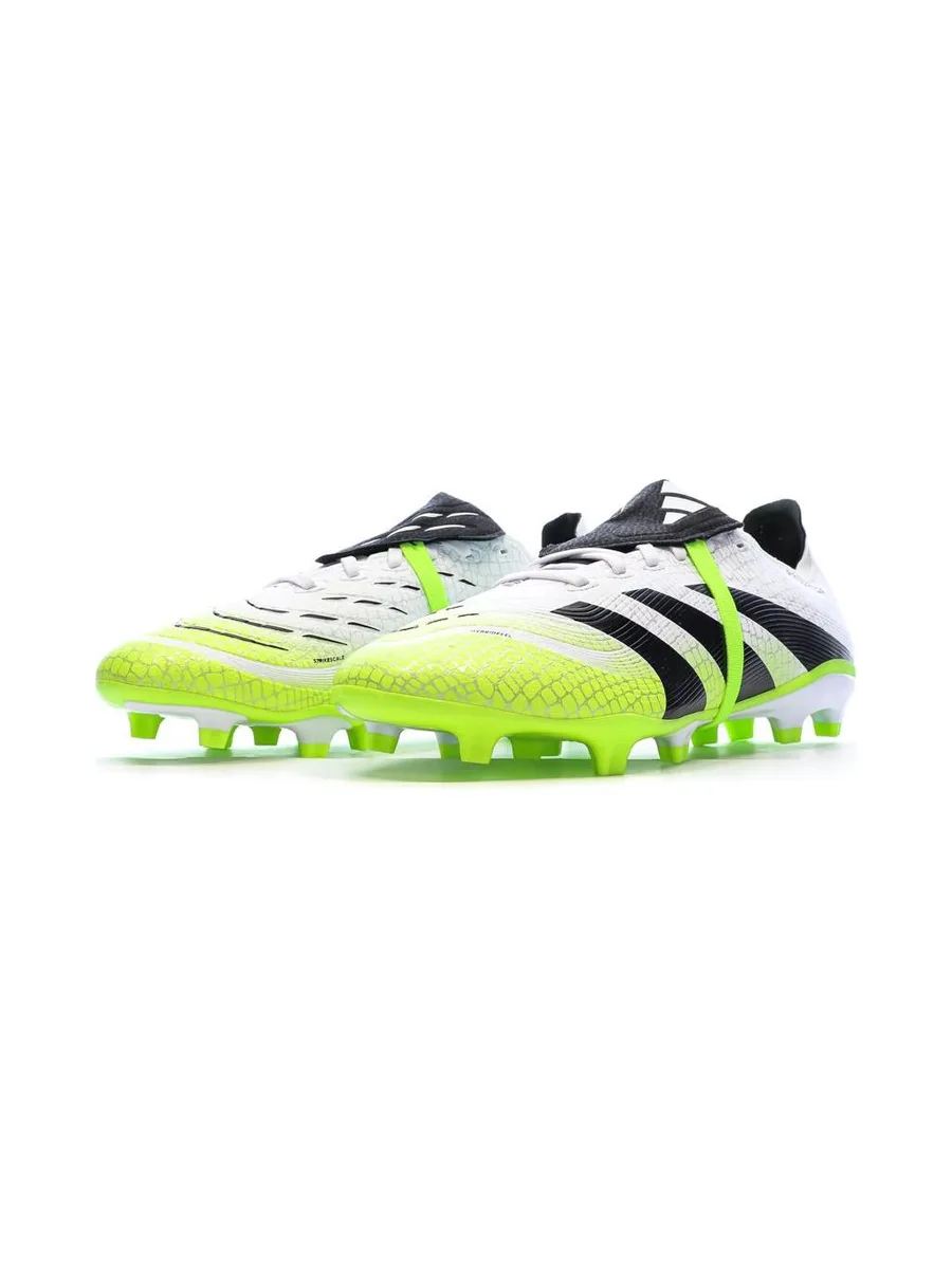 Chaussures de Foot Blanc/Jaune Adidas Predator League FT FG/MG 7