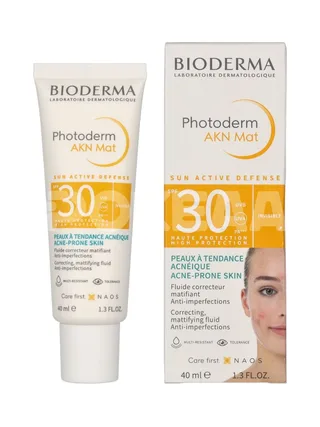 Bioderma Photoderm Akn Mat Fluide SPF30 40ml 1