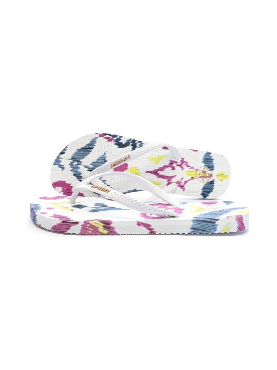 Tongs Blanc Femme Superdry Printed Flip Flop 2