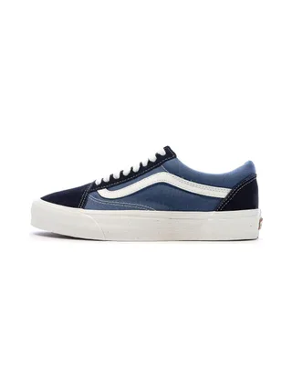 Baskets Bleu/Marine Homme Vans Old Skool Marshmallow 1