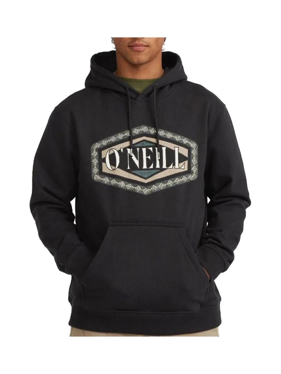 Sweat Noir Homme O'Neill Front 2