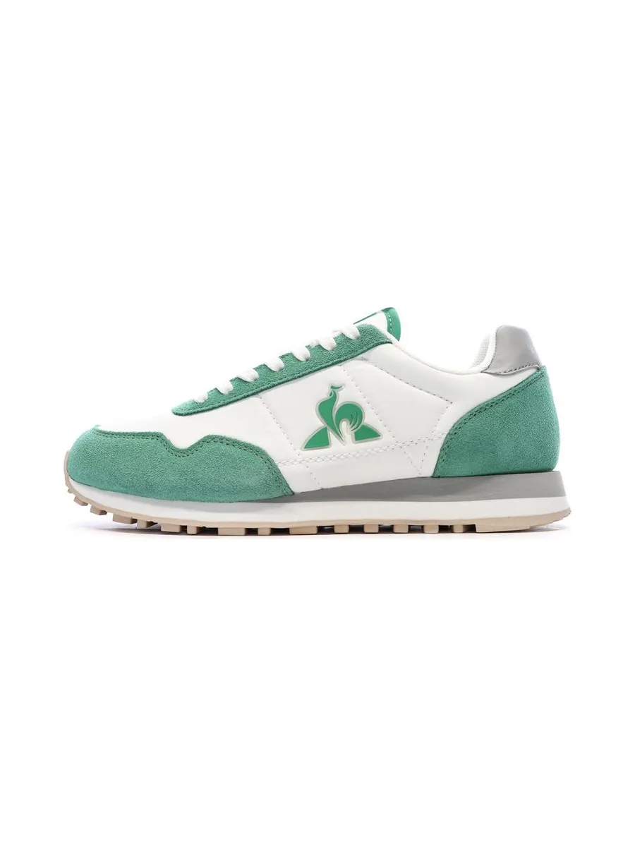 Baskets Blanches/Verte Femme Le Coq Sportif Astra_2 W Optical 2