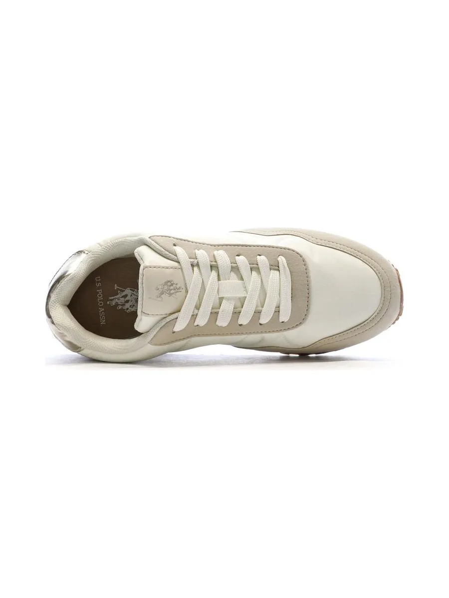 Baskets Blanches/Beiges Femme US Polo ASSN FS1 5
