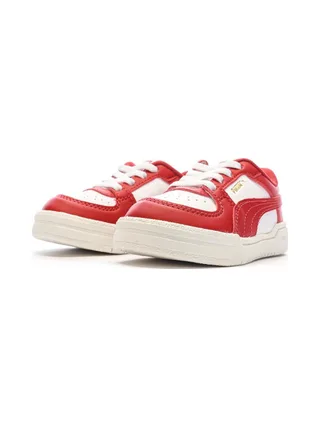 Baskets Blanches/Rouges Garçon Puma Pro Classic 6