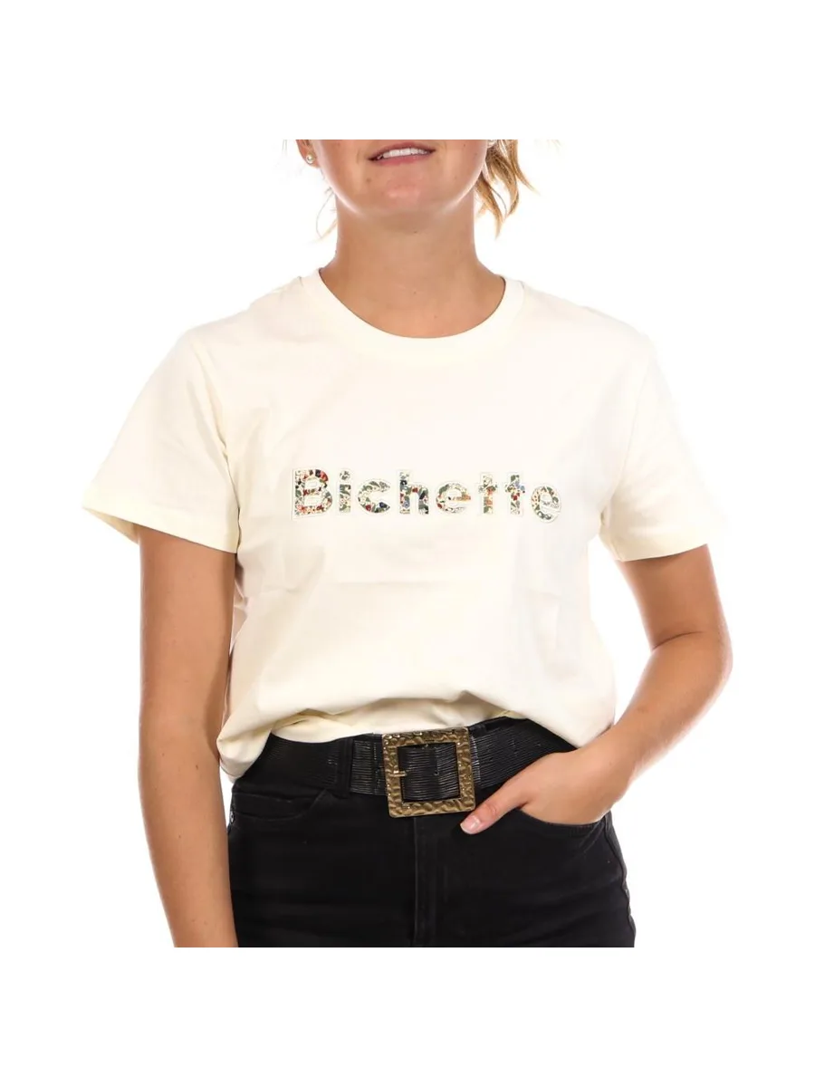 T-Shirt Beige Femme PM Mère & Fille Bichette 2