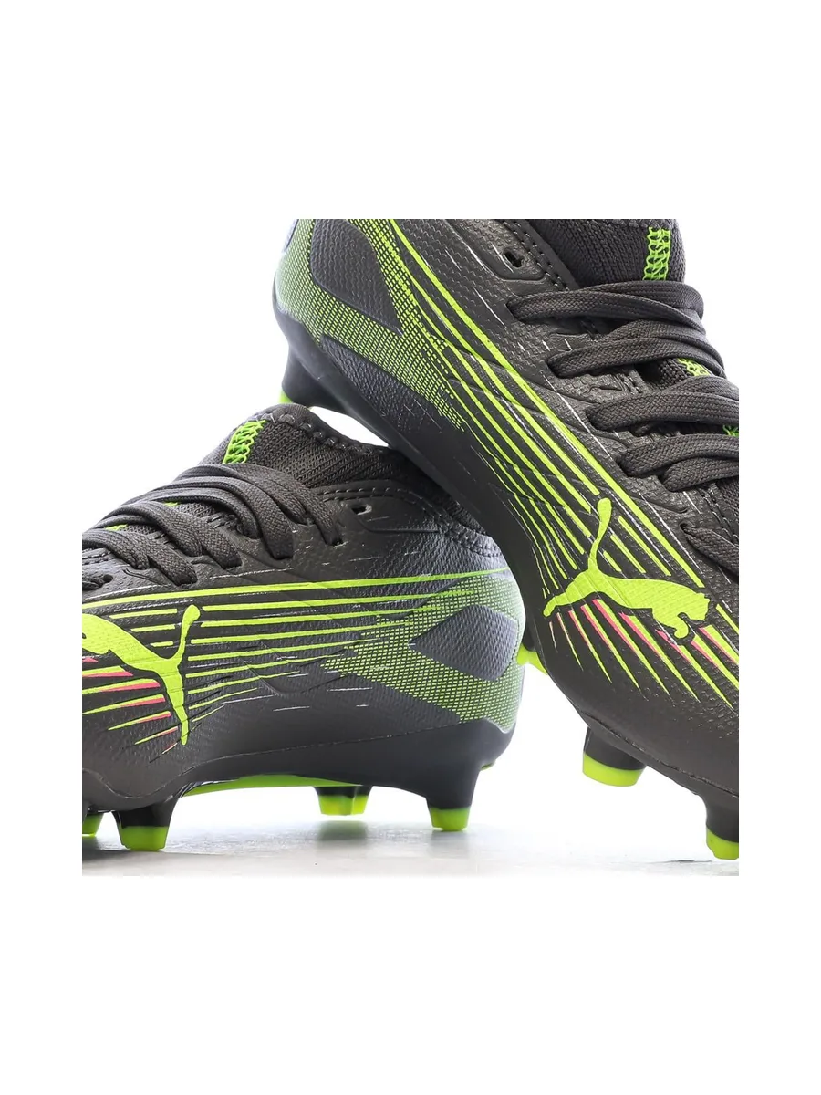 Chaussures de Foot Gris/Jaune Junior Puma Ultra 5 Match FG/AG 8