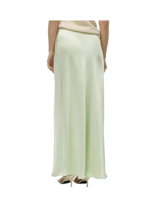 Jupe longue taille haute Vert Vero Moda Beatrice 2