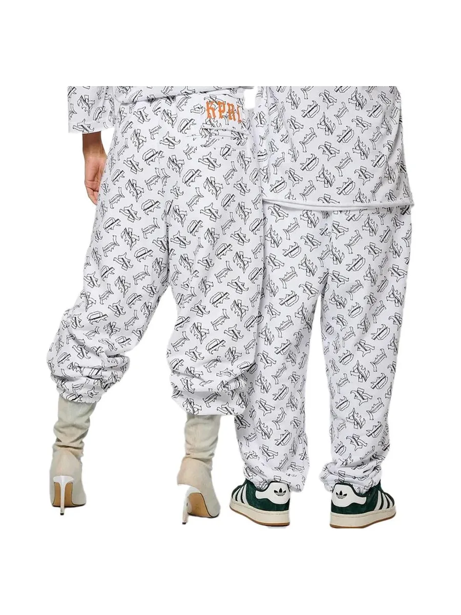 Pantalon Blanc/Noir Mixte Kaporal Vogg 3