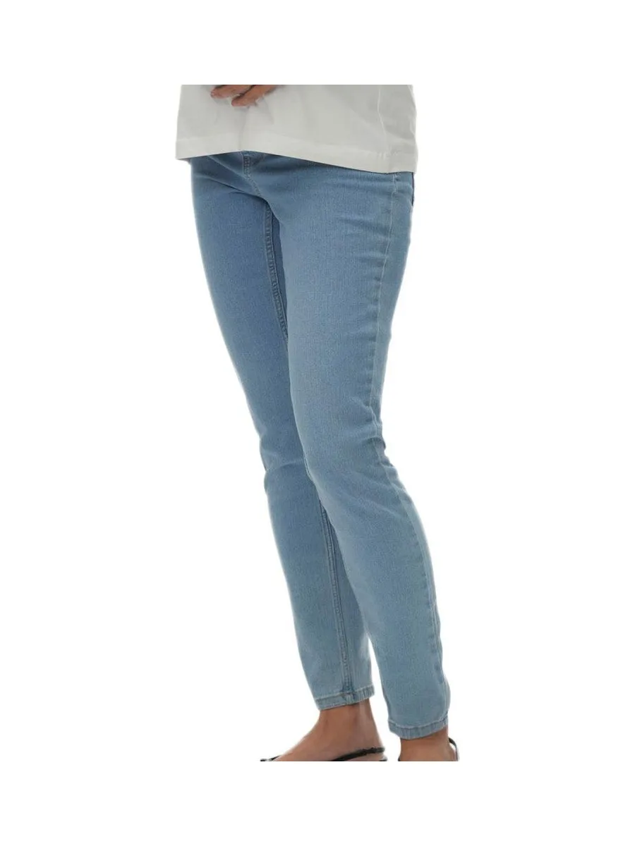 Jeans Skinny Bleu Femme Mamalicous Destroyed Light 2