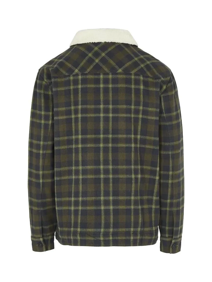 Veste à carreaux kaki Homme O'Neill Fleece Lined 3