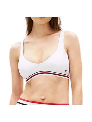 Haut de bikini Blanc Femme Tommy Hilfiger Stripe 1