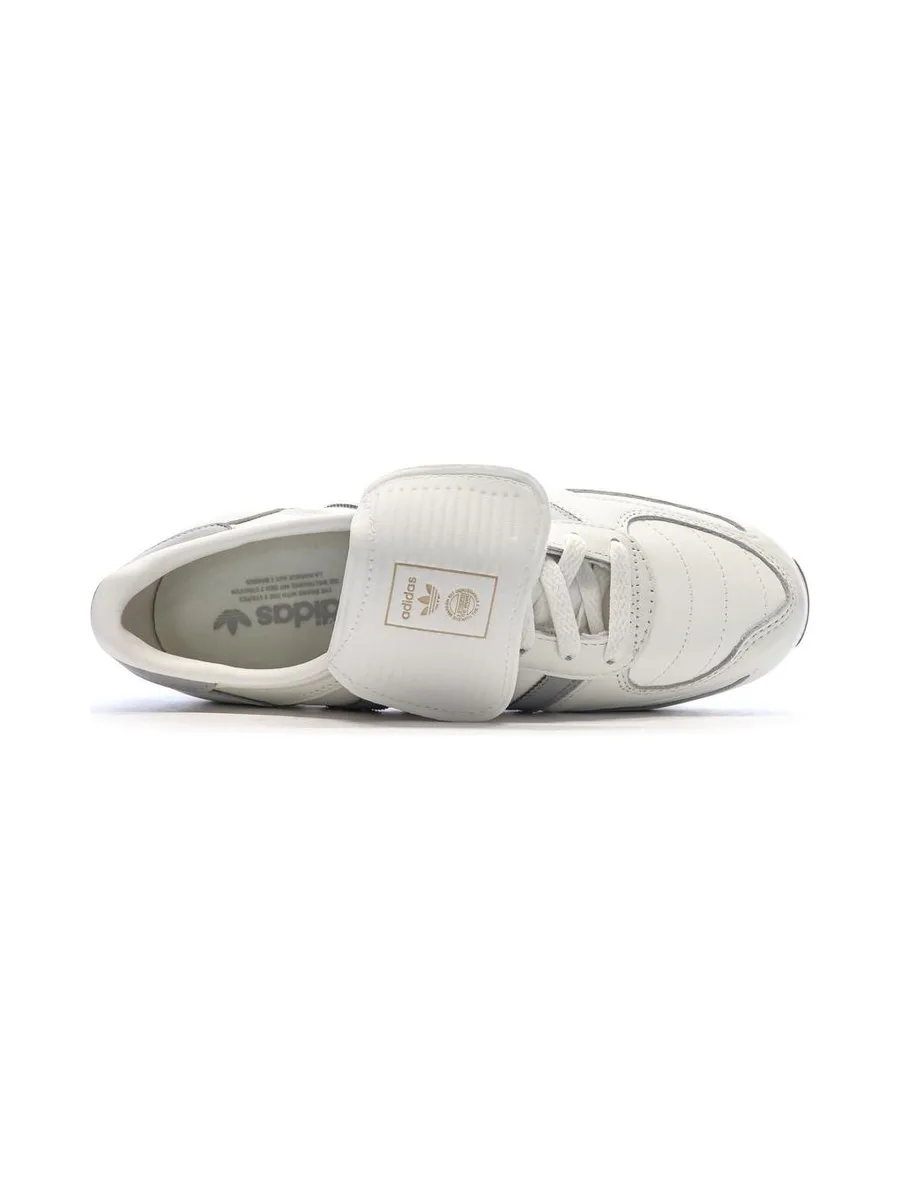 Baskets Blanc/Gris Homme Adidas La Trainer 5