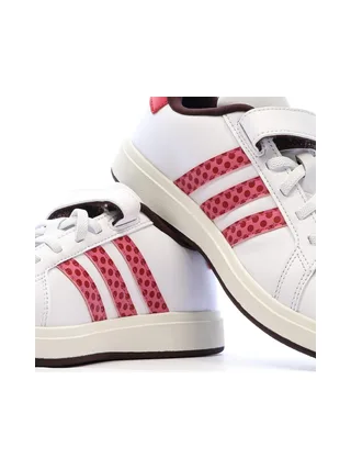 Baskets Blanches/Rouges Fille Adidas Grand Court Minnie 7